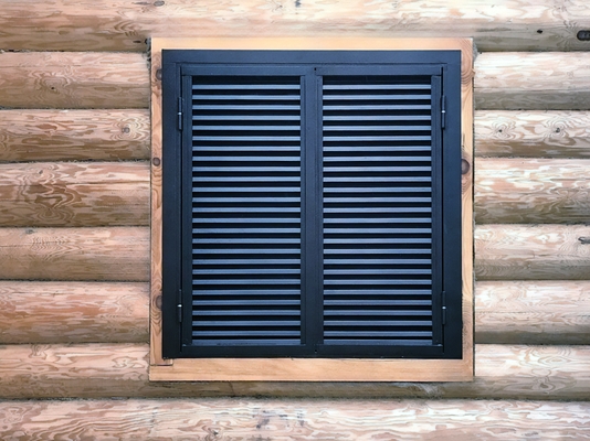 Двустворчатые оконные ставни